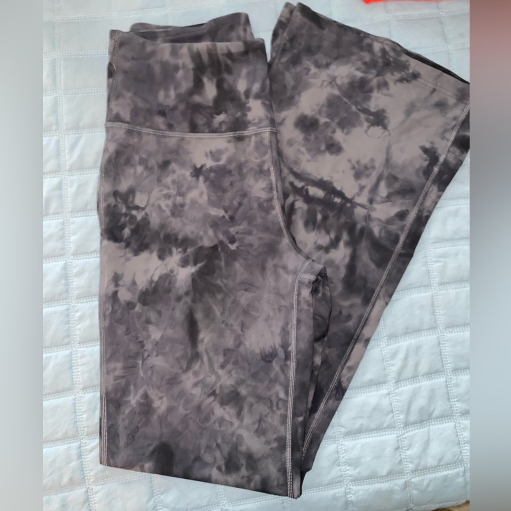 lululemon athletica Gray Tie-Dye Leggings